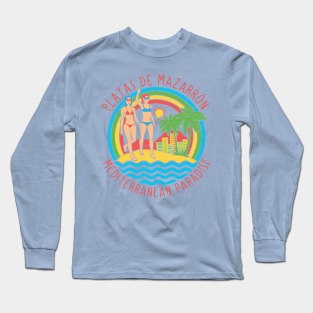 Playas de Mazarron - Mediterranean Paradise V01 Long Sleeve T-Shirt